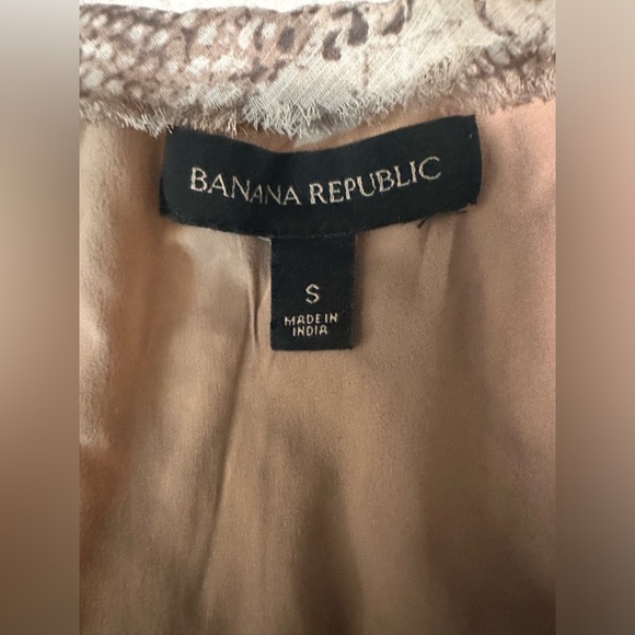 Banana Republic Sheer Snake Skin Print Mini With Tassels Festivals Girlcore Sexy - Picture 9 of 12